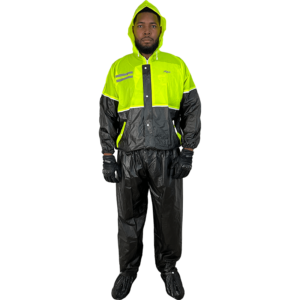 IMPERMEABLES DE PVC XECURO XR-2324 VERDE NEON