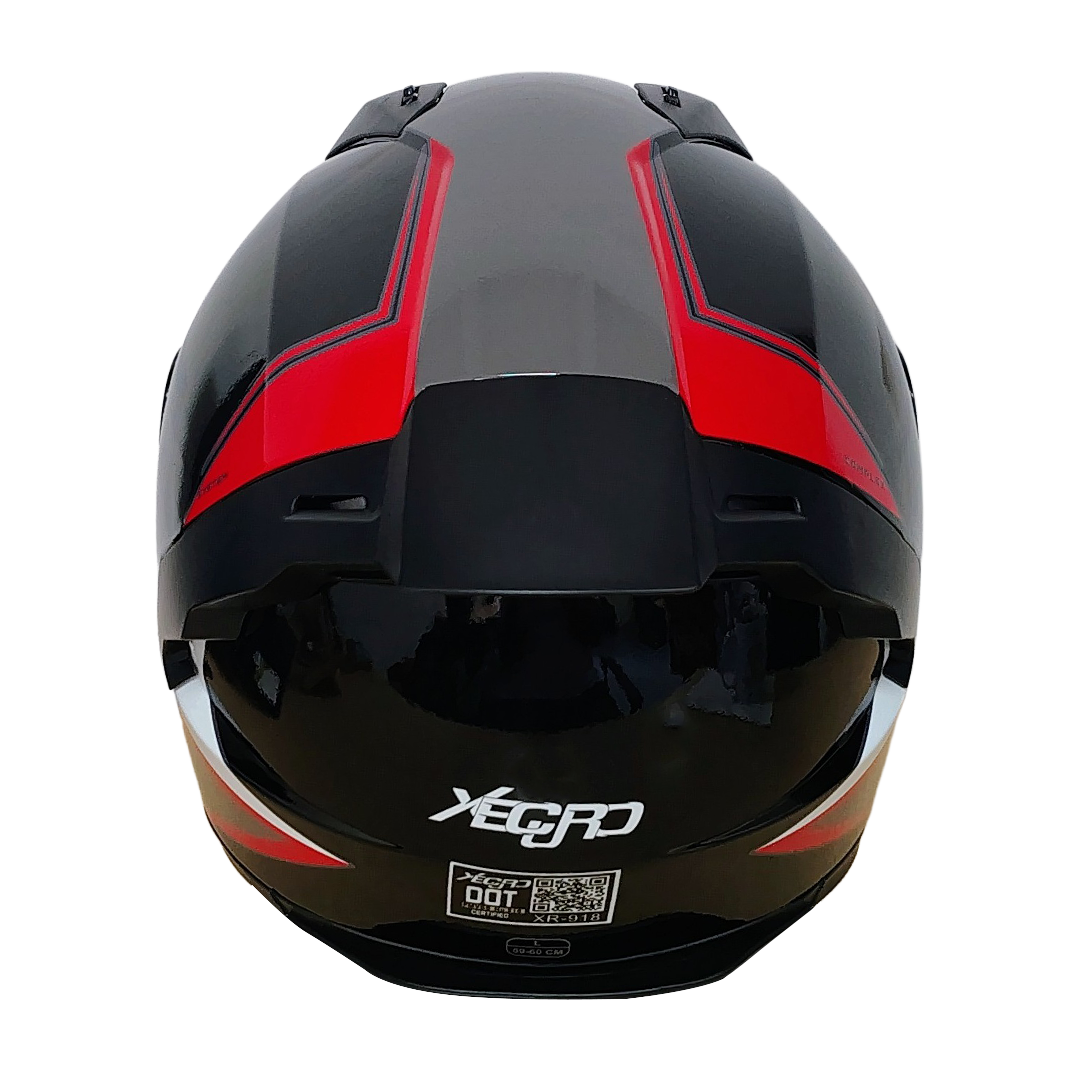XR-918 XECURO WILD ROJO BRILLO VISOR ROJO - Imagen 3