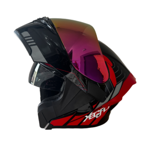 XR-920  XECURO KORDY ROJO BRILLO VISOR ROJO