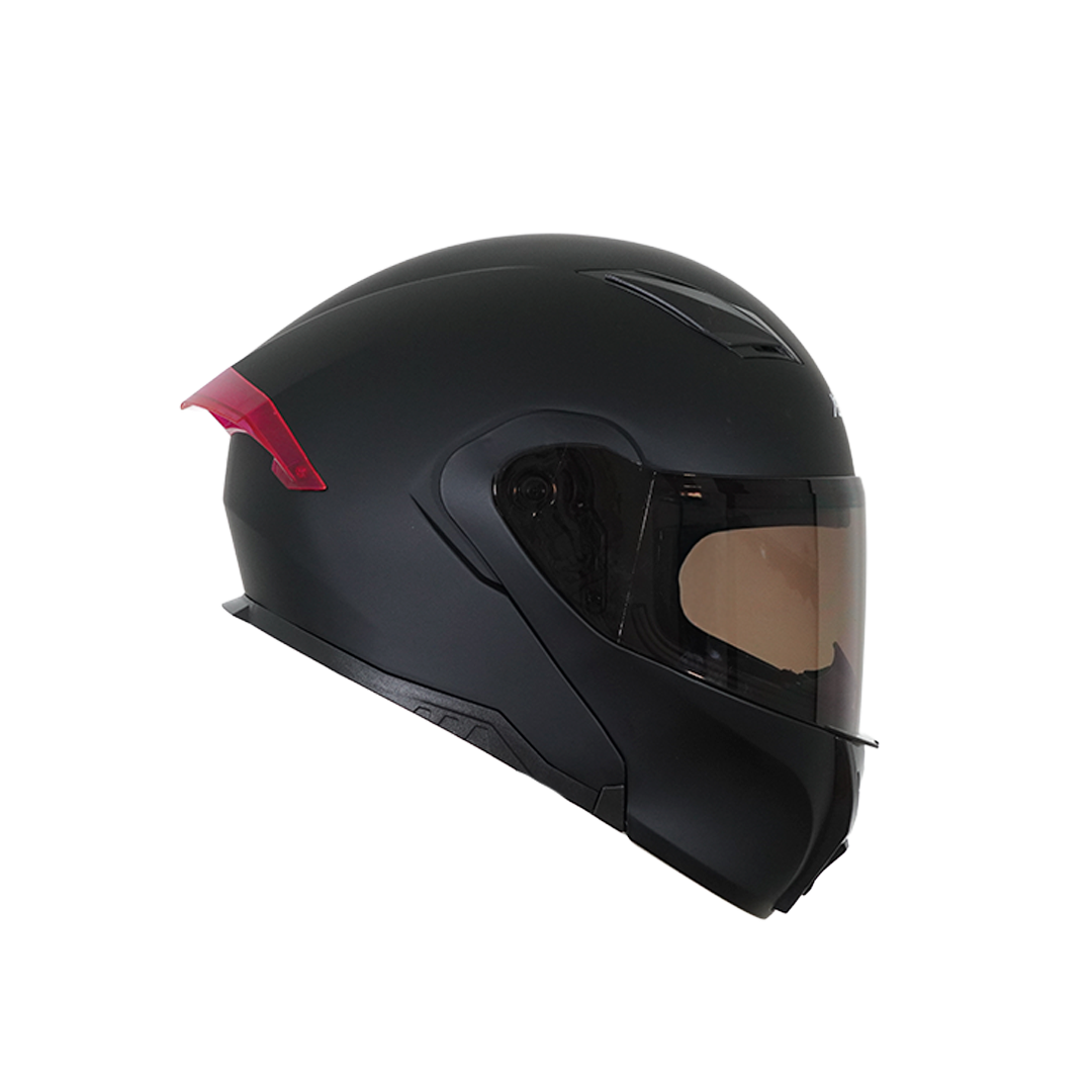 XR-926 SET DOT XECURO NEGRO MATE SP TRANS-MORADO VISOR HUMO