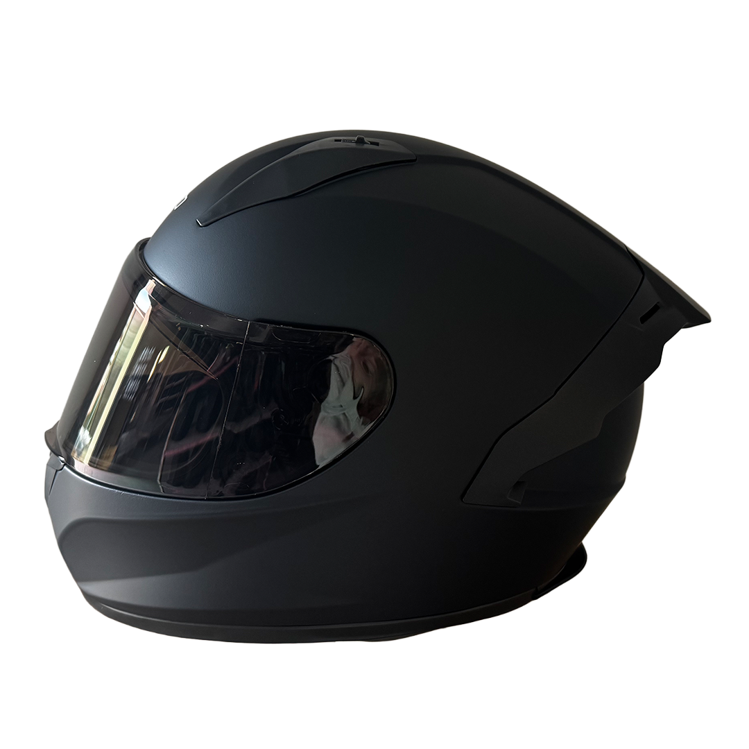 XR-918 DOT XECURO NEGRO MATE SP NEGRO-BRILLO VISOR HUMO