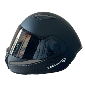 CASCOS-ABATIBLES XR-926 DOT XECURO ROCK NEGRO-GRIS BRILLO VISOR HUMO XL