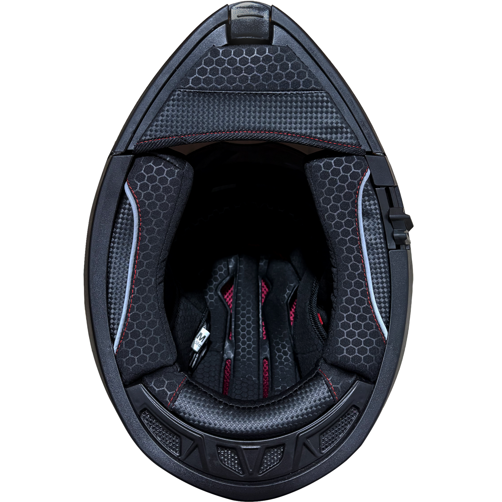 XR-217 DOT XECURO-PRO NEGRO MATE SP NEGRO-BRILLO VISOR PLATEADO - Imagen 5