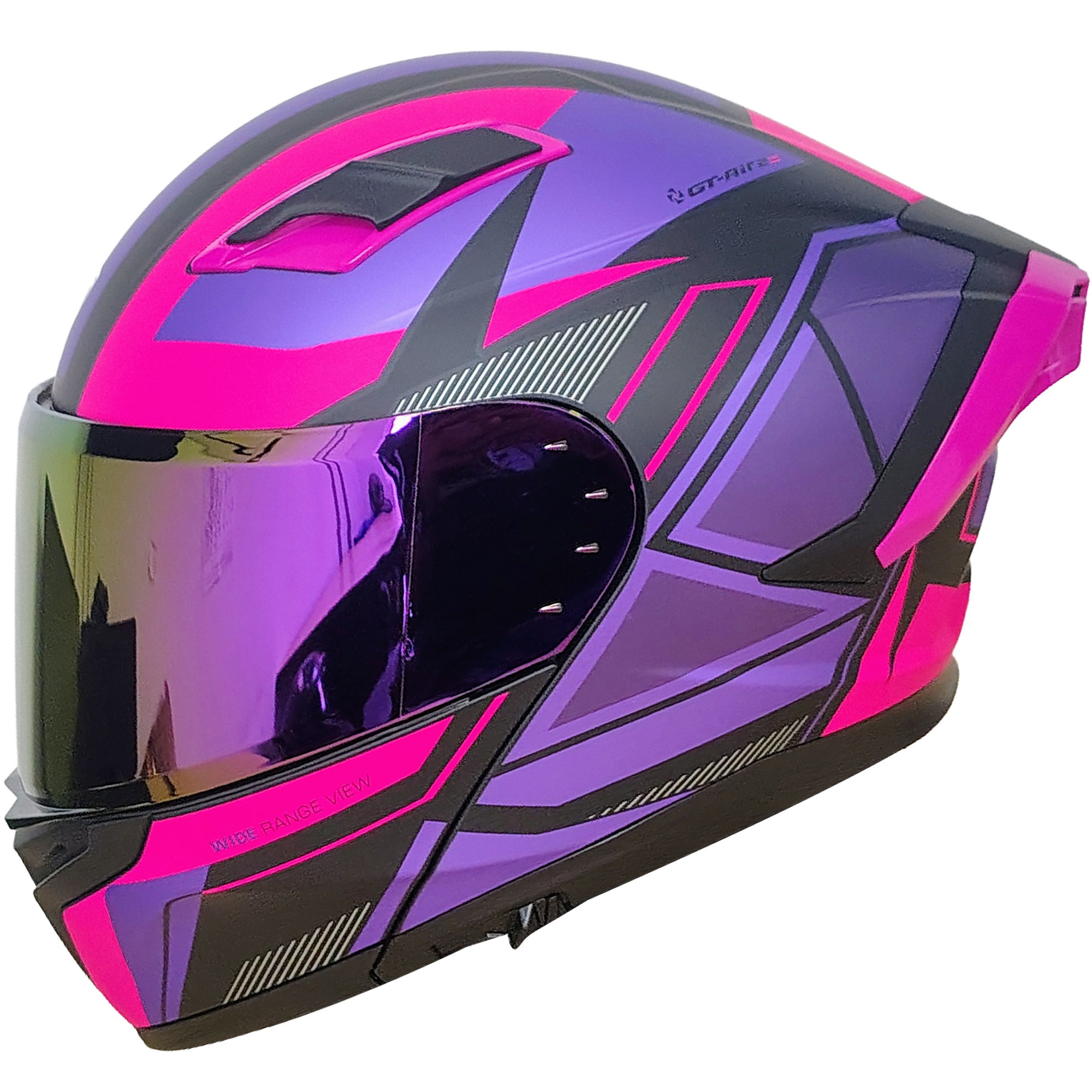 XR-217 DOT XECURO-PRO NOX NEGRO-MORADO MATE VISOR MORADO