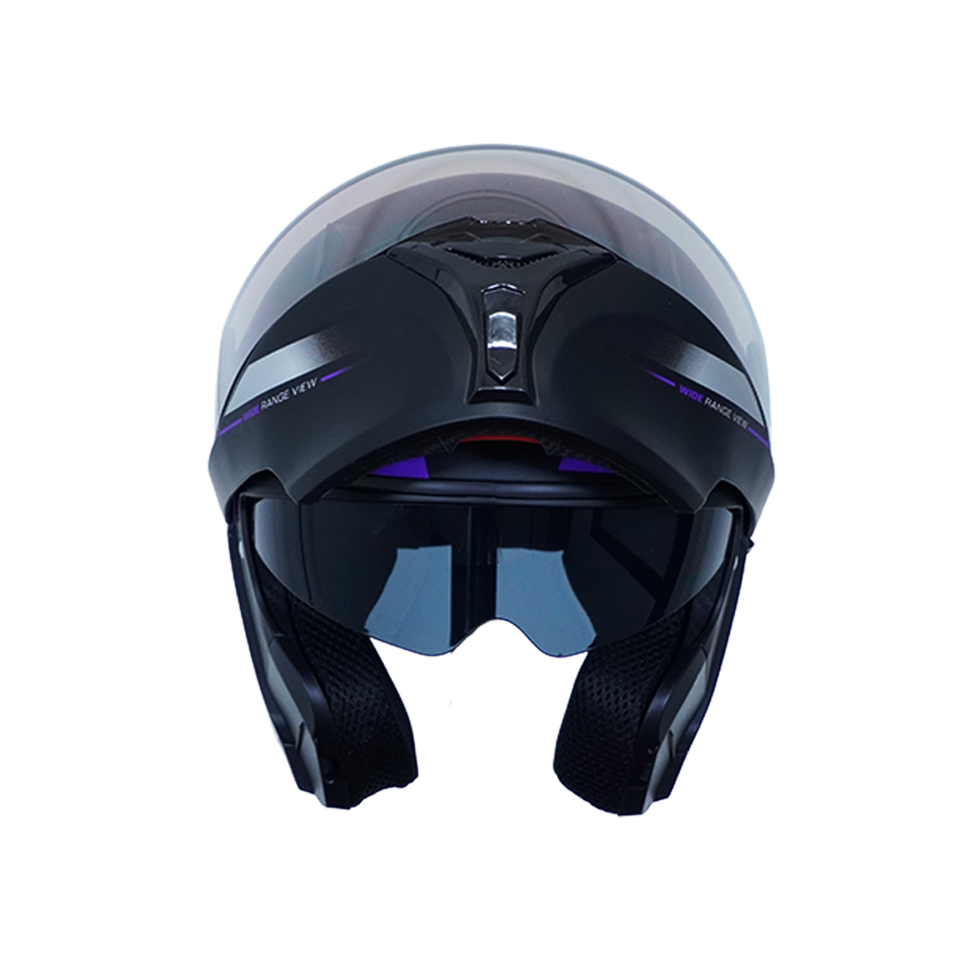 XR-926 DOT XECURO CHAMPION MORADO MATE VISOR HUMO - Imagen 3