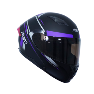 XR-926 DOT XECURO CHAMPION MORADO MATE VISOR HUMO