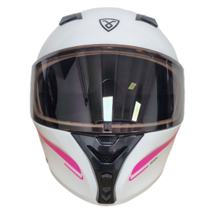 XR-926 DOT XECURO ROCK BLANCO-ROSADO BRILLO SP MORADO VISOR HUMO