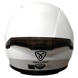 XR-926 DOT XECURO ROCK BLANCO-GRIS BRILLO VISOR HUMO
