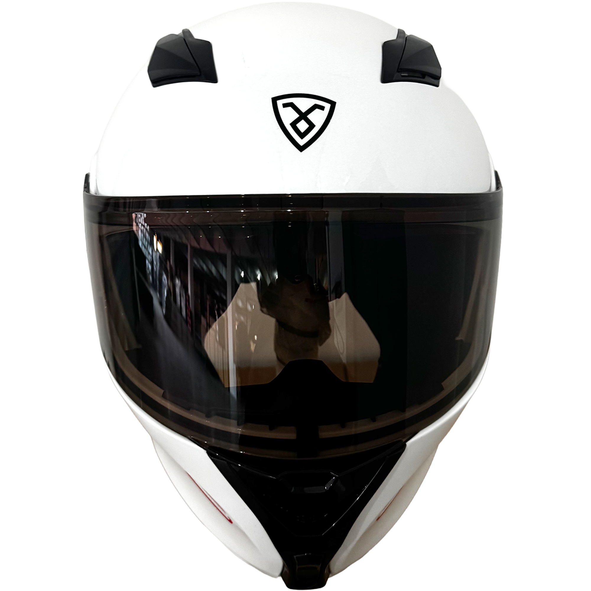 XR-926 DOT XECURO ROCK BLANCO-ROJO BRILLO VISOR HUMO - Imagen 4