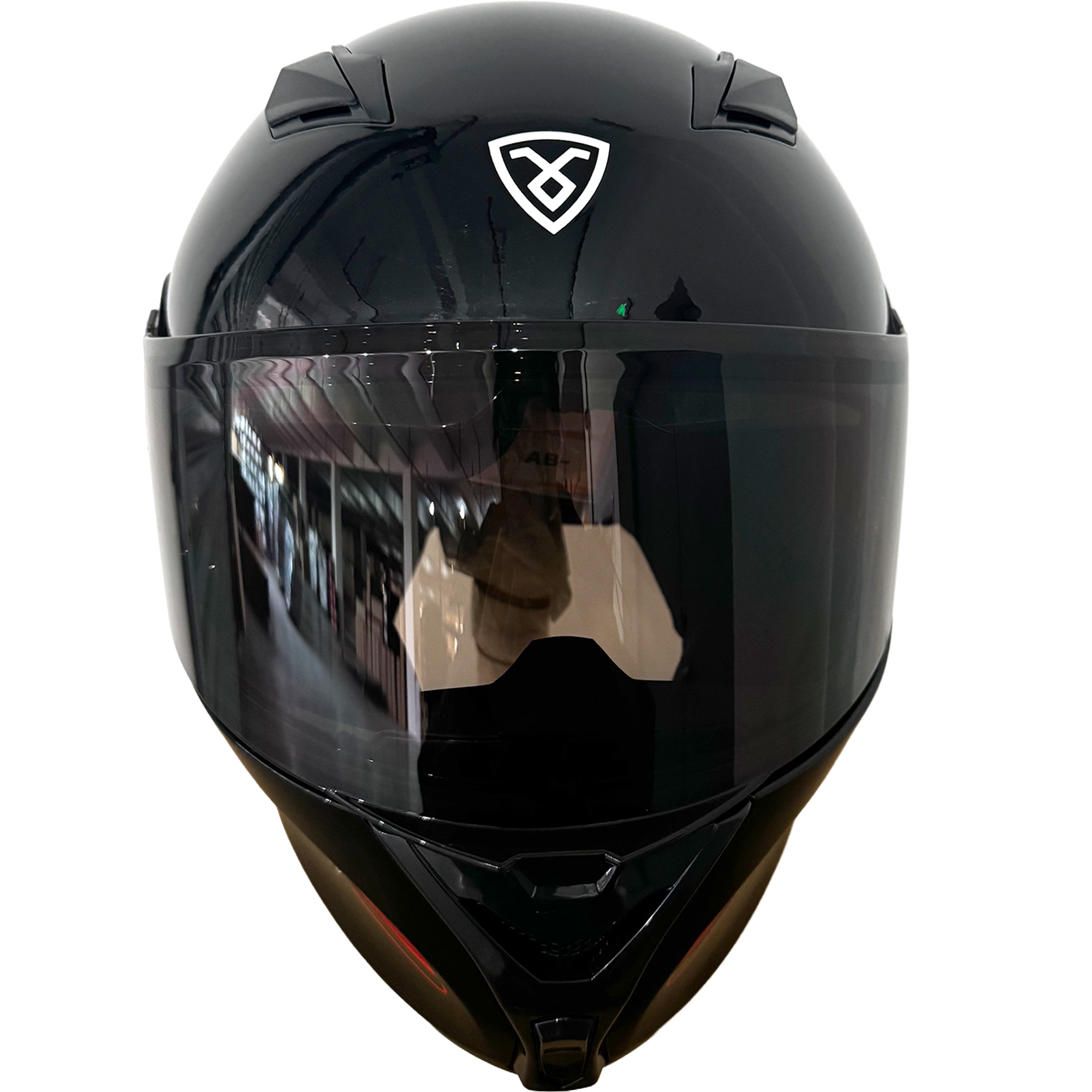 XR-926 DOT XECURO ROCK NEGRO-ROJO BRILLO VISOR HUMO - Imagen 4