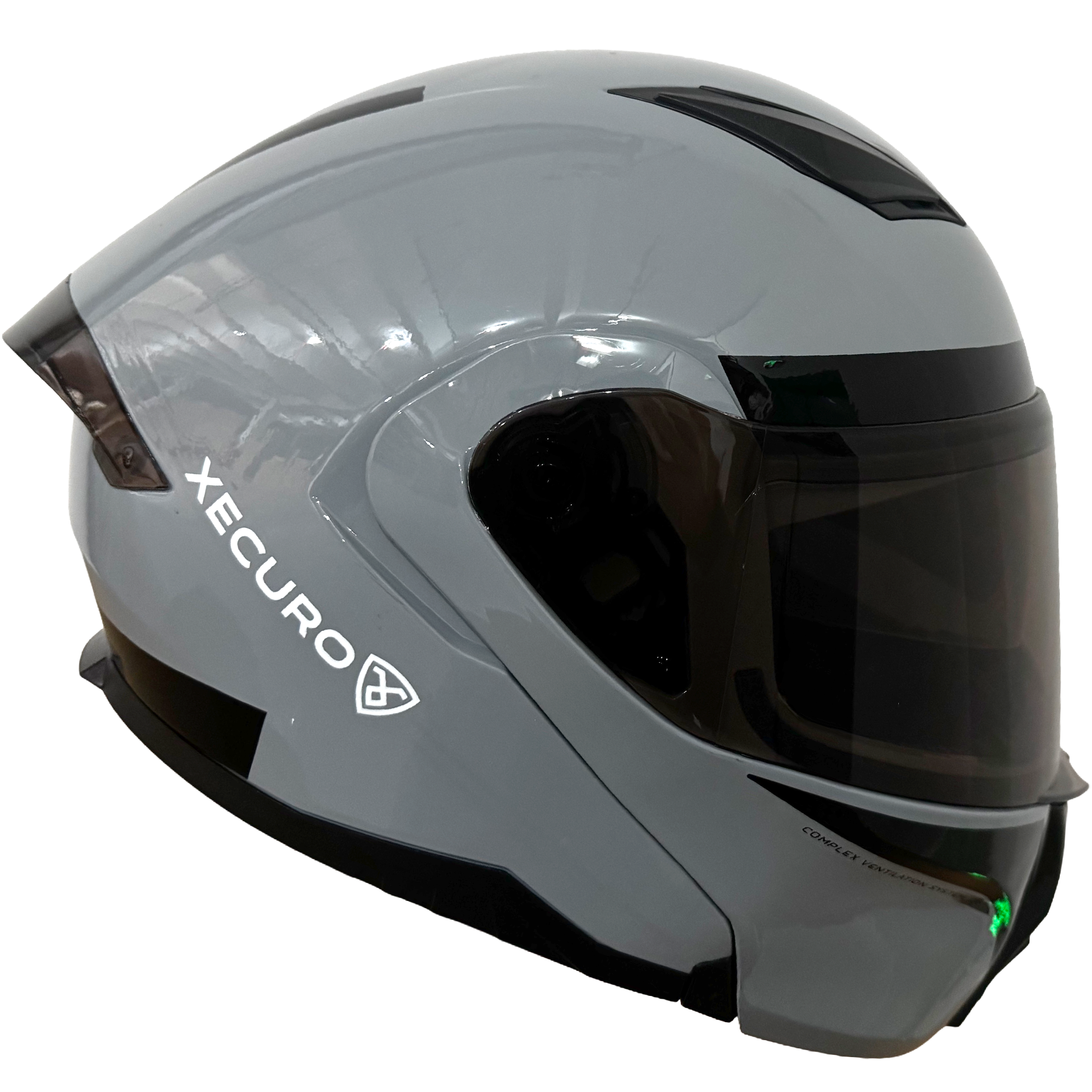 XR-926 DOT XECURO URBAN GRIS-NARDO BRILLO VISOR HUMO