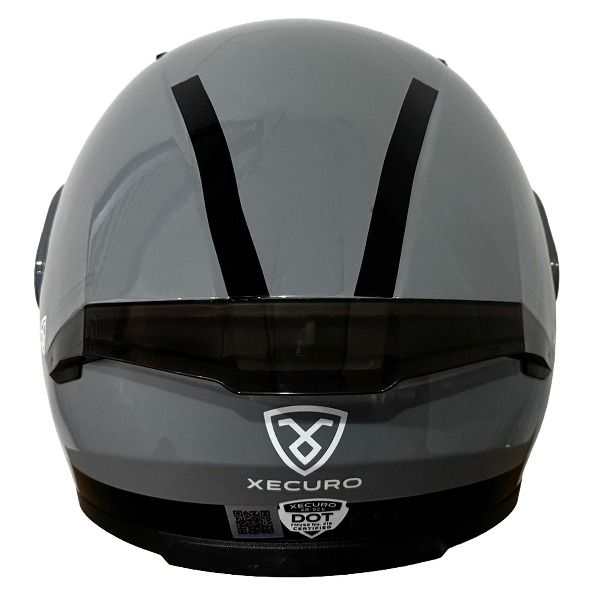 XR-926 DOT XECURO URBAN GRIS-NARDO BRILLO VISOR HUMO - Imagen 2