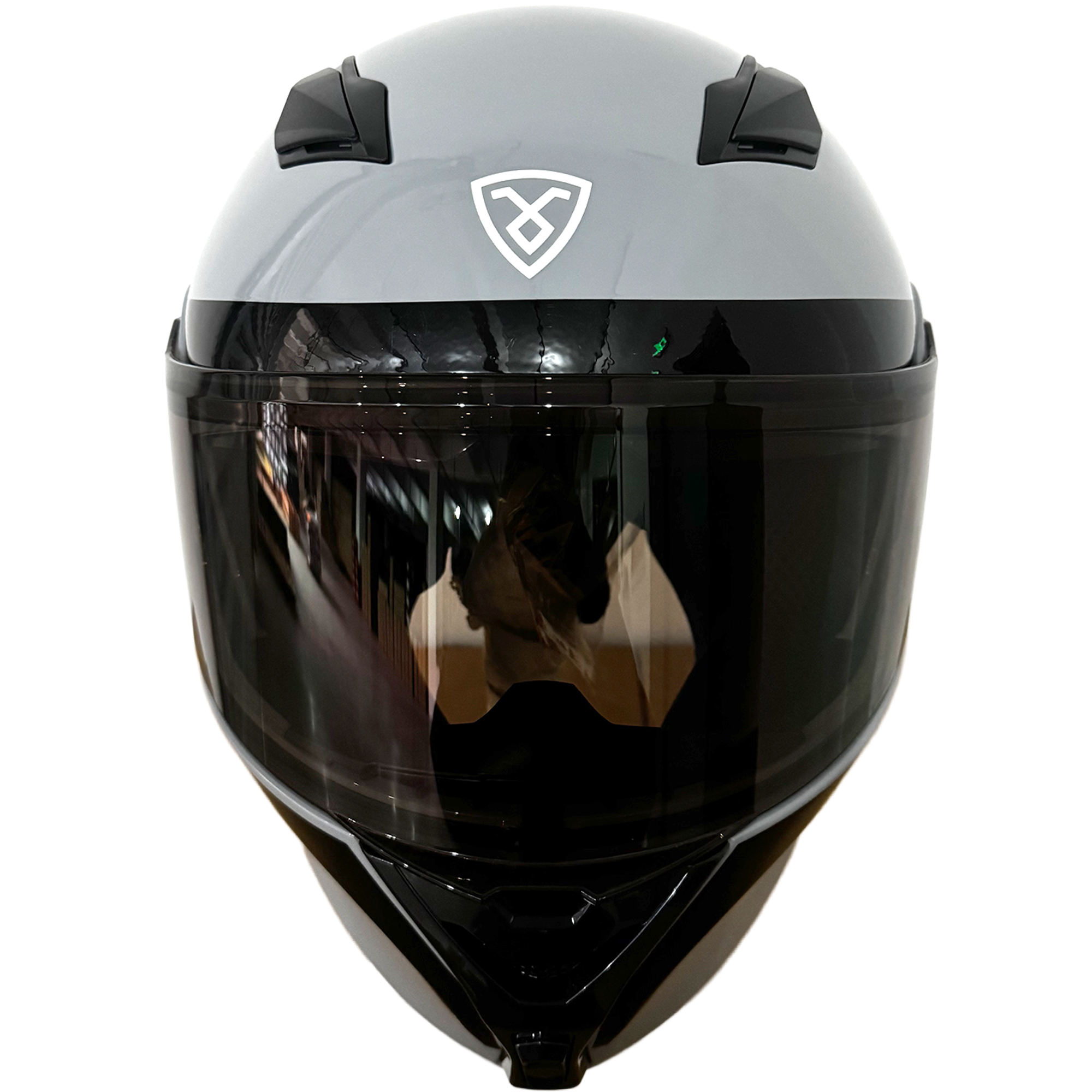 XR-926 DOT XECURO URBAN GRIS-NARDO BRILLO VISOR HUMO - Imagen 5