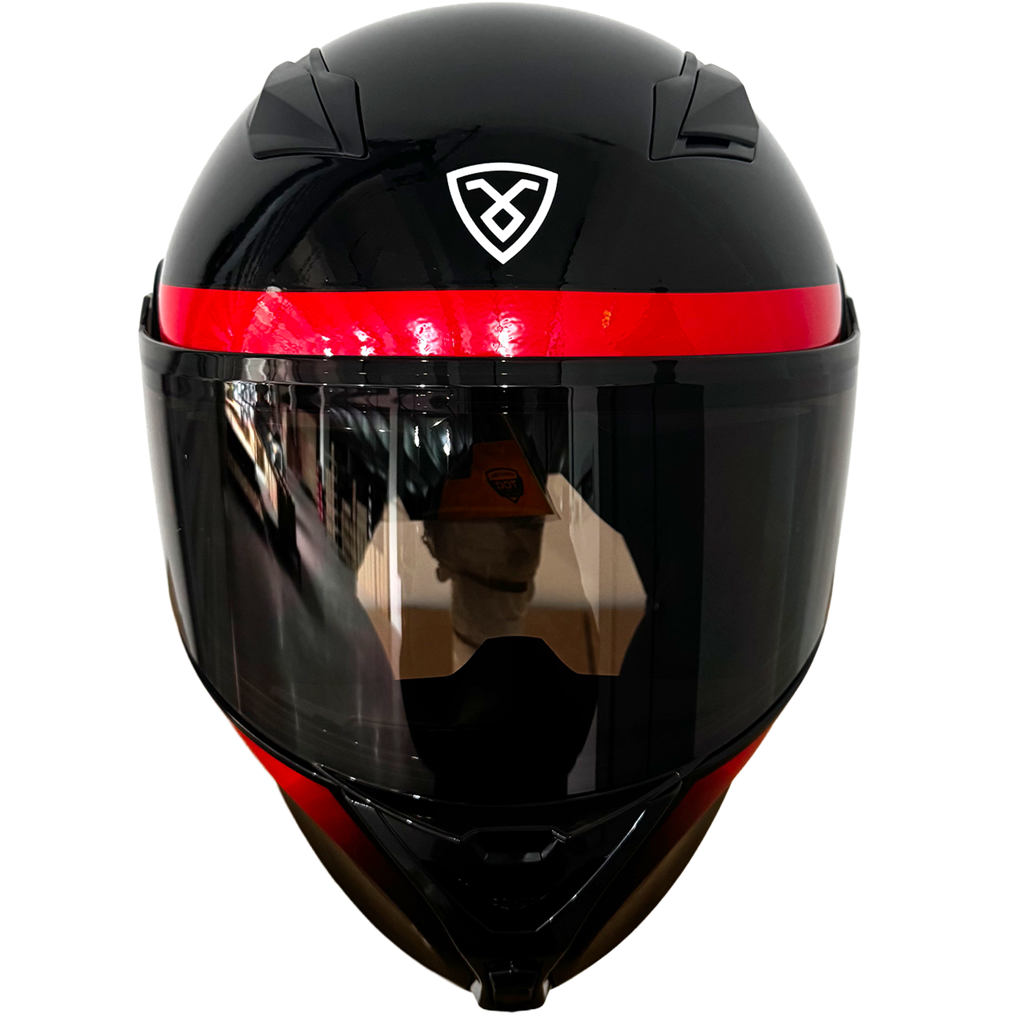 XR-926 DOT XECURO URBAN ROJO BRILLO VISOR HUMO - Imagen 5