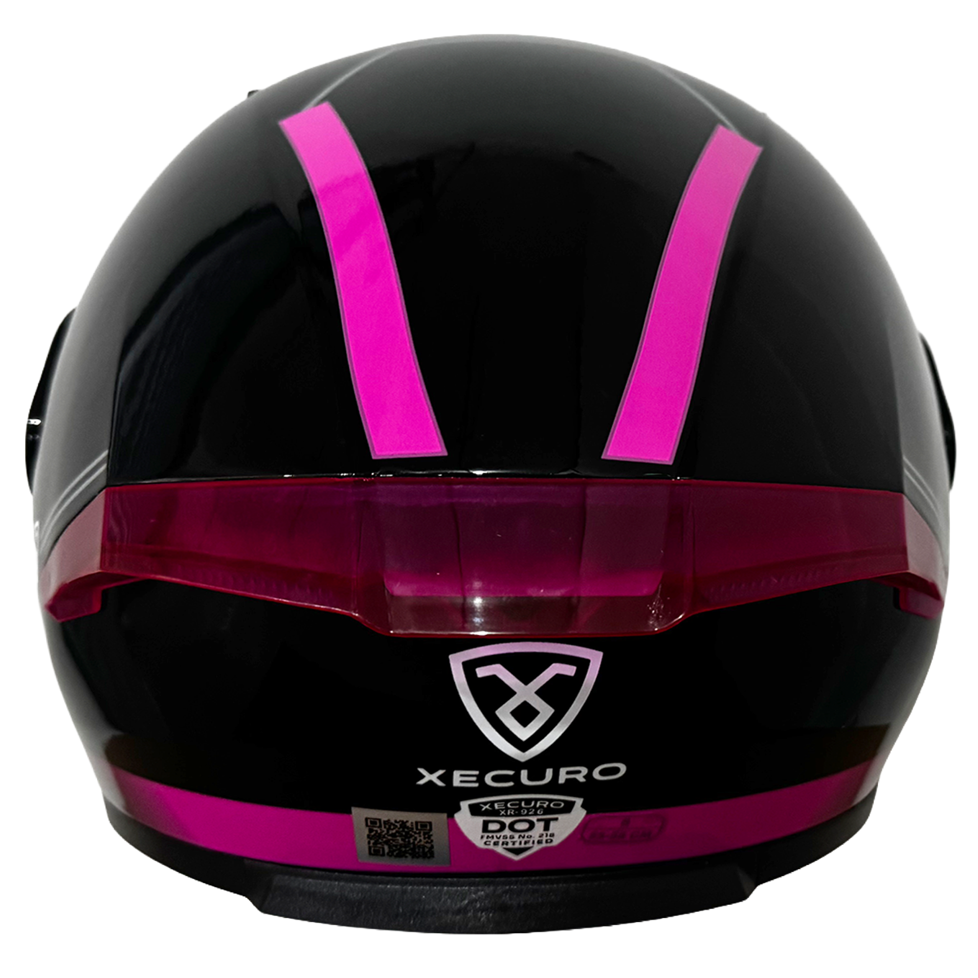 XR-926 DOT XECURO URBAN ROSADO BRILLO VISOR HUMO - Imagen 2