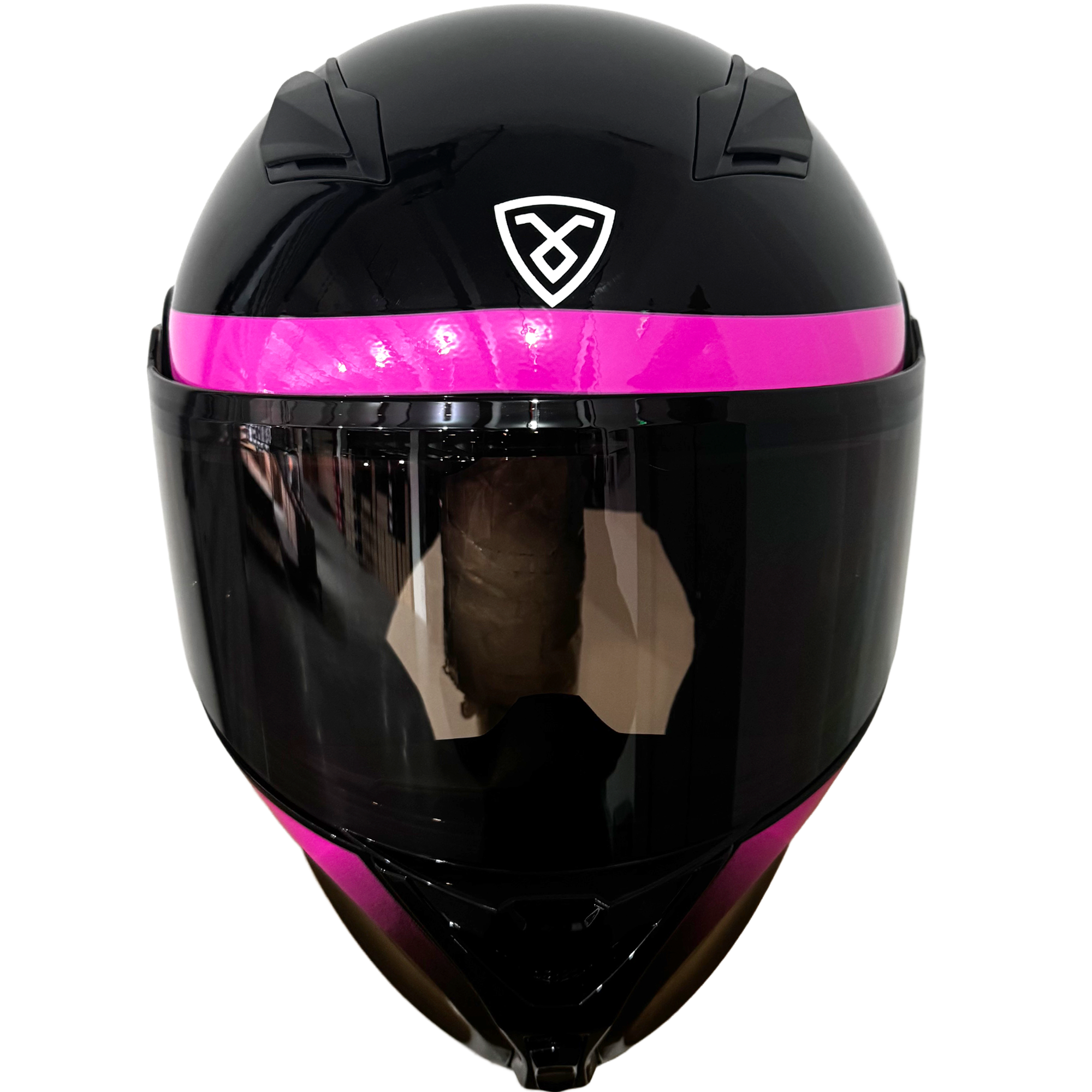 XR-926 DOT XECURO URBAN ROSADO BRILLO VISOR HUMO - Imagen 5
