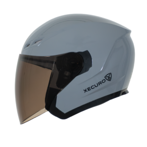 XR-710 DOT XECURO GRIS BRILLO VISOR HUMO